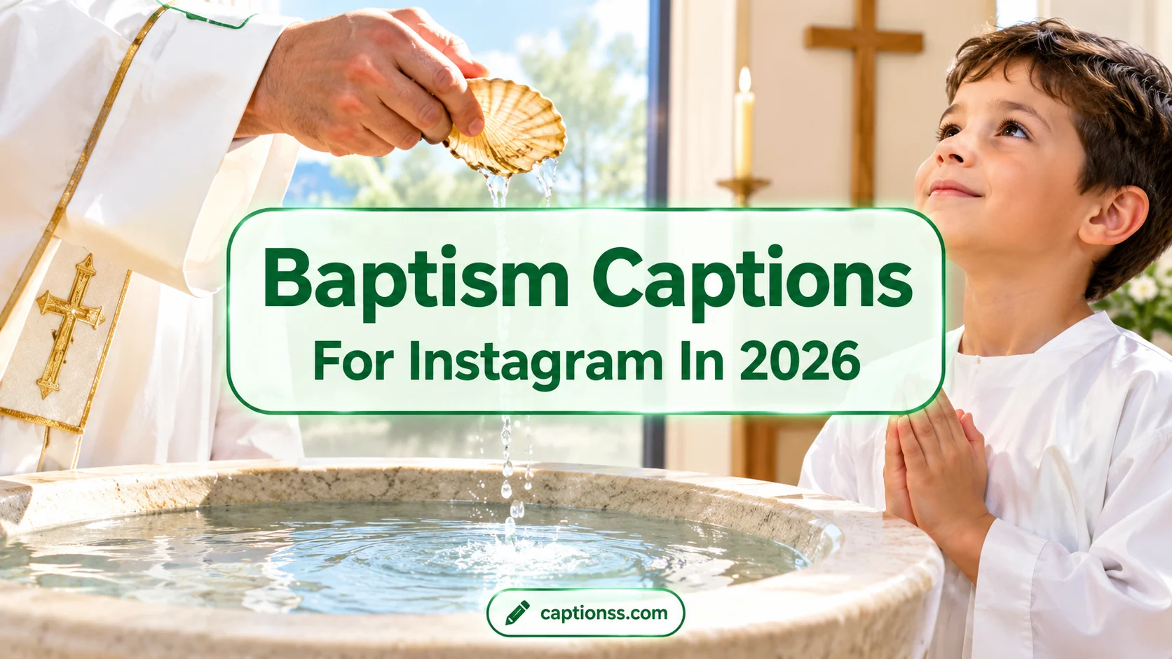 Baptism Captions For Instagram
