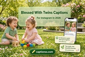 Blessed With Twins Captions For Instagram