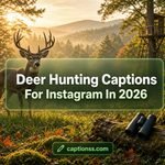 Deer Hunting Captions For Instagram
