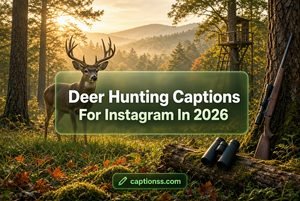 Deer Hunting Captions For Instagram