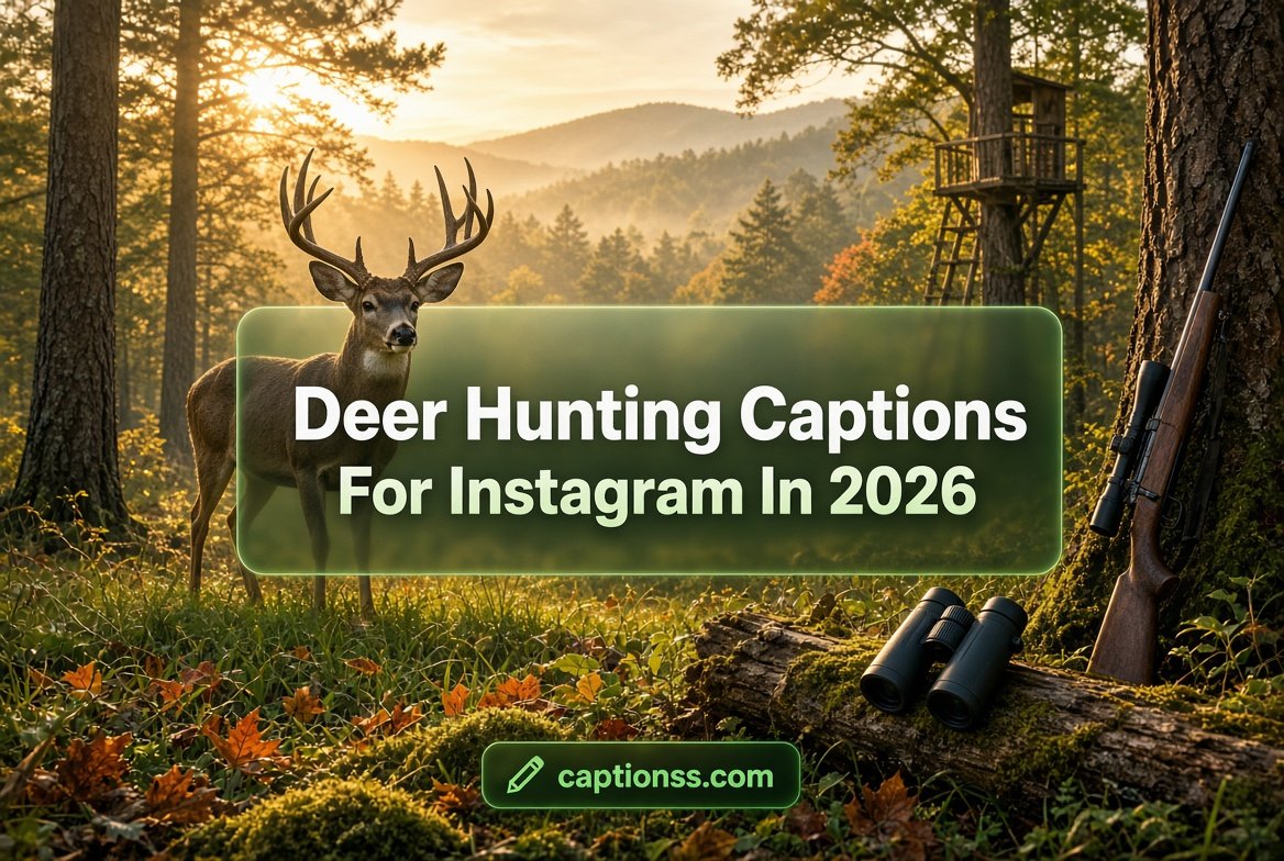 Deer Hunting Captions For Instagram
