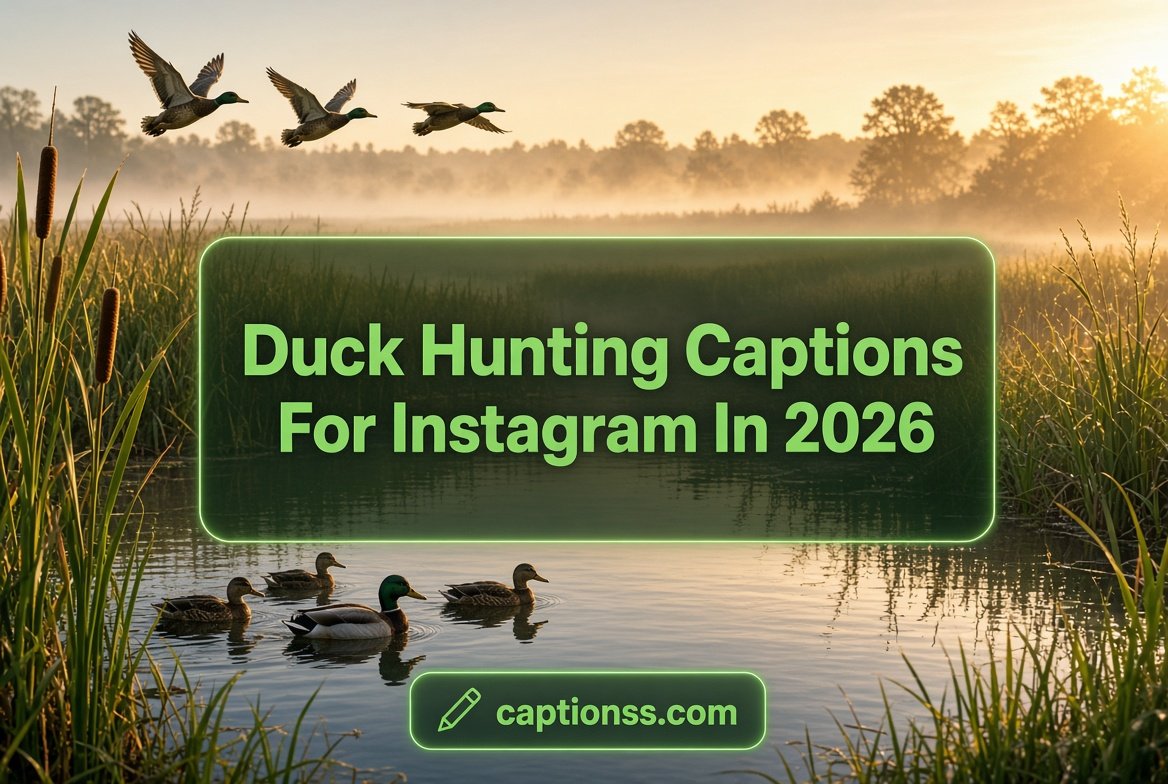 Duck Hunting Captions For Instagram