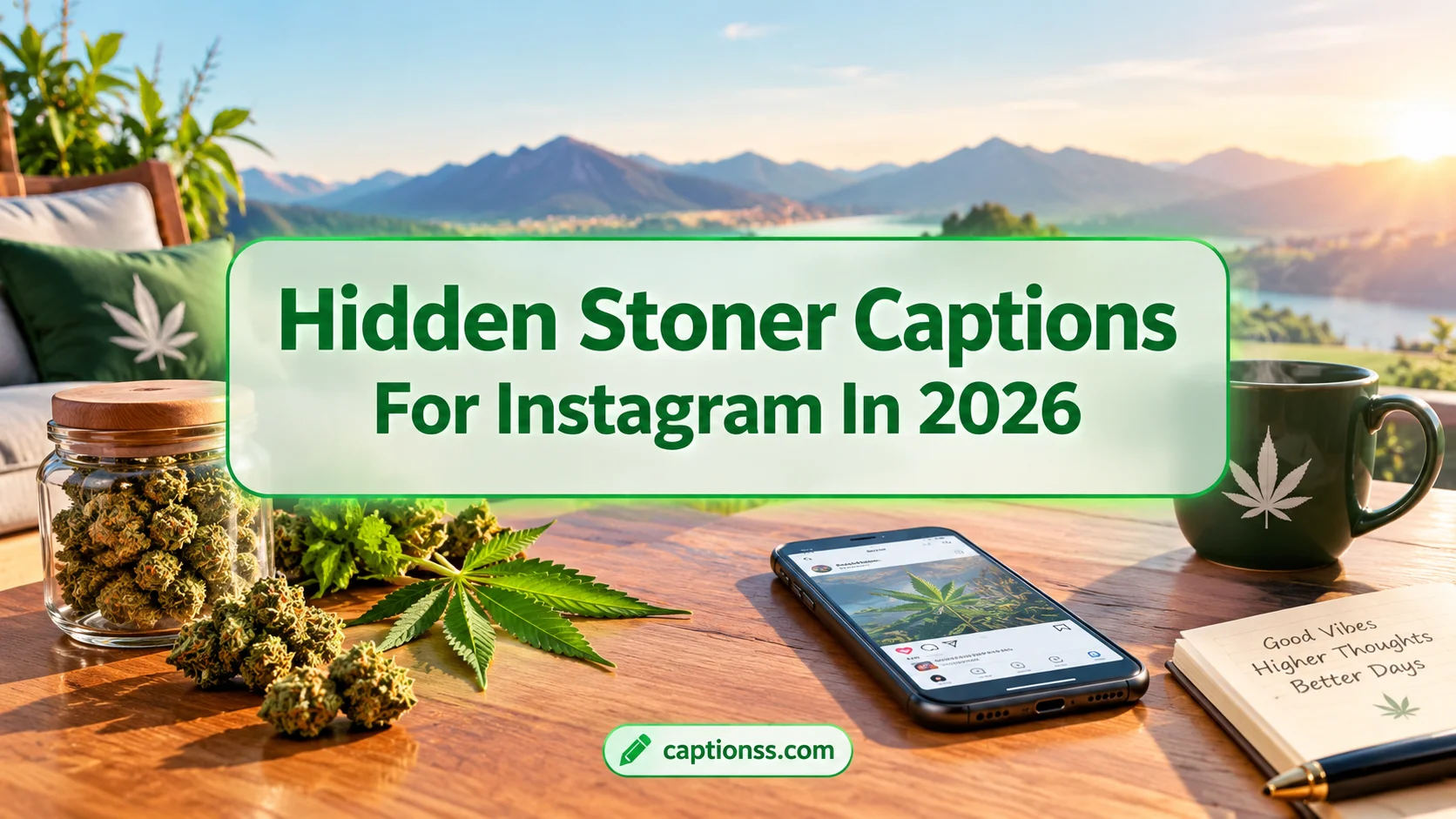 Hidden Stoner Captions For Instagram
