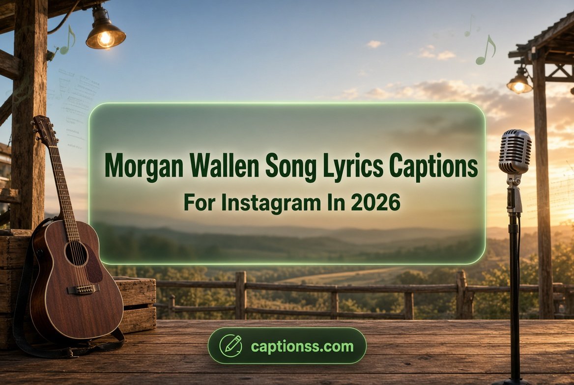 Morgan Wallen Song Lyrics Captions For Instagram