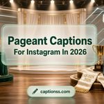 Pageant Captions For Instagram