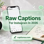 Raw Captions For Instagram