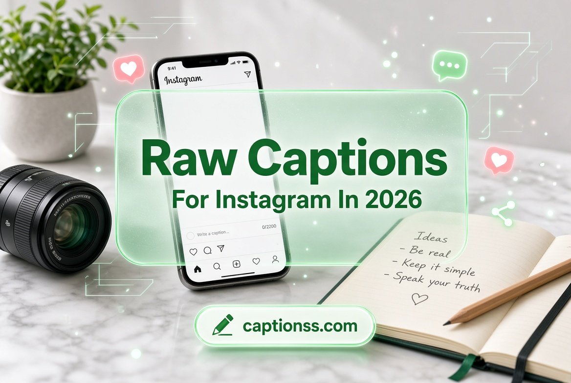 Raw Captions For Instagram