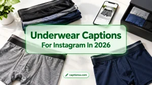 Underwear Captions For Instagram